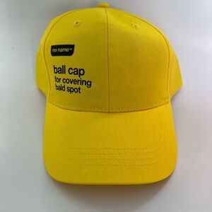 No Name Ball Cap/Hat For Covering Bald Spot Viral Canadian Rare Ball Cap NEW